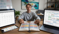 Neither strict schedules nor flexibility overload to manage days Update