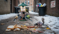 We think we’re helping but we’re harming them: the truth about feeding birds this winter, according to specialists