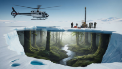 Researchers uncover a lush forest frozen under Antarctic ice for 34 million years and now argue whether humanity has the right to drill into this lost world