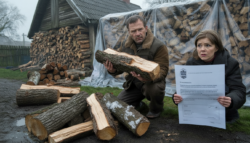 No one explained how to do it their firewood stored for months was ruined and now authorities insist a victims should pay for their own mistakes