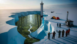 Researchers uncover a lush forest frozen under Antarctic ice for 34 million years and now argue whether humanity has the right to drill into this lost world