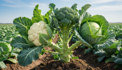 Many people don’t realize it, but cauliflower, broccoli and cabbage are all different varieties of a very same plant