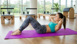 Pilates-style deep core workout delivers visible body transformation results