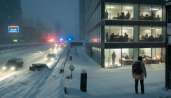 Severe Snow Anticipated Tonight as Officials Urge Motorists to Remain Home While Major Employers Encourage Attendance Despite Hazards