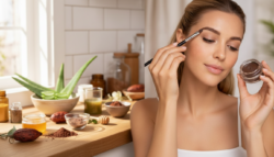 Homemade Eyebrow Gel Made With Aloe and Cocoa Gives Soft Natural Hold All Day