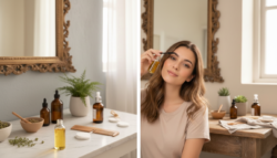 Daily castor oil routine strengthens lashes and thickens brows naturally