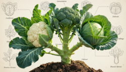 Many people don’t realize it, but cauliflower, broccoli and cabbage are all different varieties of the very same plant