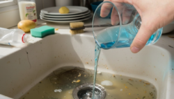 No vinegar no baking soda: half a glass trick clears stubborn drains fast