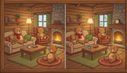 Observation Challenge: Find Differences in the Bear Puzzle