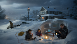 Winter storm warning issued as up to 90 inches forecast, raising fears of prolonged power outages and severe disruption Update